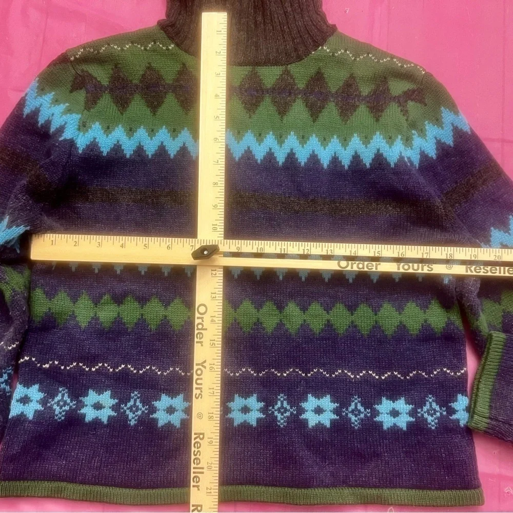 Field Gear Lambswool Blend Striped Sweater Vintage